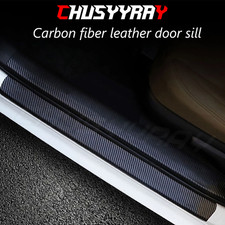 4X 4D Car Sticker Carbon Fiber