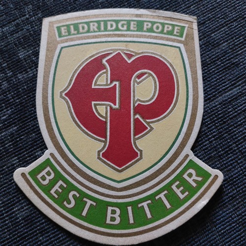 Eldridge pope beer mat - beer, cat