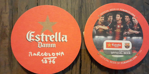 Estrella beer coaster mat - estrella,