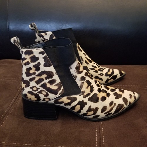 Zara women leopard calf fur - women's,