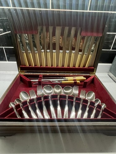 Vintage canteen cutlery - canteen, of