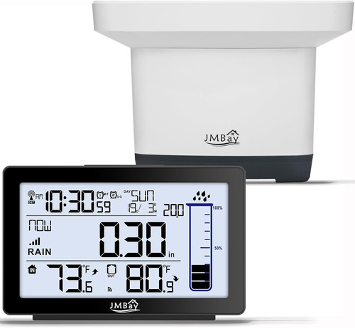 Digital rain gauge outdoor - digital,