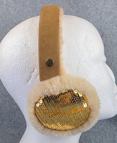 Ugg brown shearling fur gold - ugg,