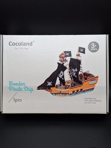 Cocoland wooden pirate ship - wooden,