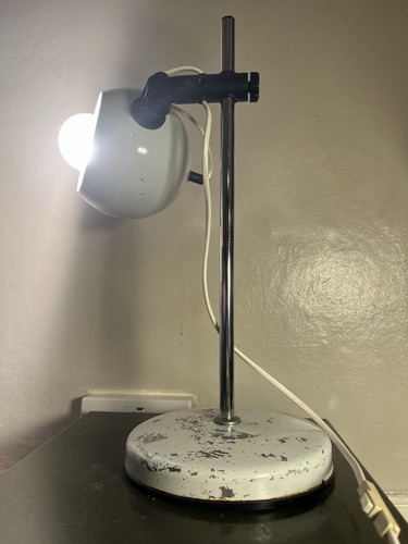 Space age 1970s metal lamp - space, bhs