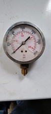 HYDRAULIC PRESSURE GAUGE GLYCERINE FILLED 1/4 BSP 