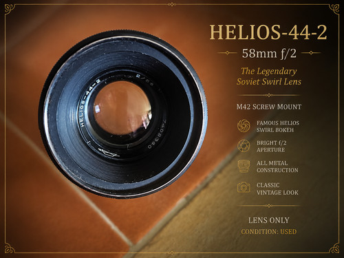 Helios 58mm 2 the - f/2,