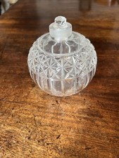 Cut Glass Perfume Holder With