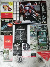 ISLE OF MAN 2007 CENTENARY TT PROGRAMME,RACE GUIDE,POSTER,POST CARDS,CD ROM etc.
