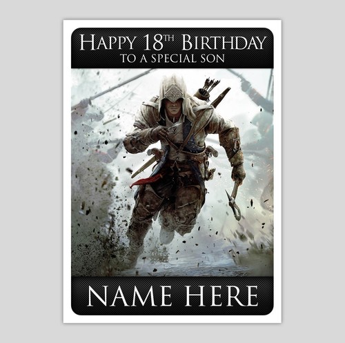 Assassins creed personalised - assassins,