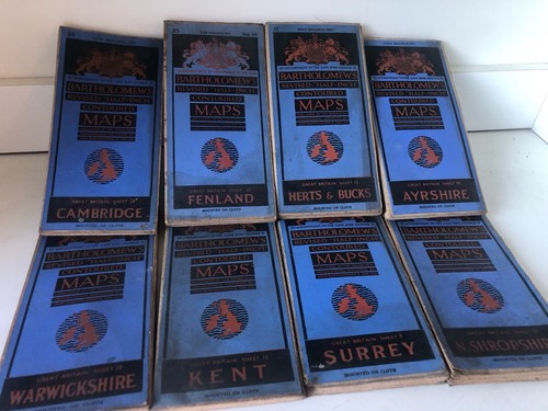 8xbartholomew half inch maps - half,