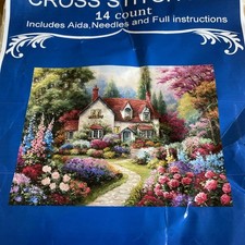 Cottage house printed stamped