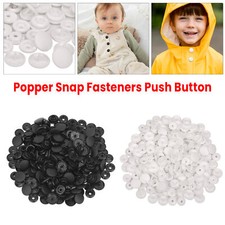 Plastic Popper Snap Fasteners KAM Snaps T3 T5 Ideal for Sewing Cloth Nappies