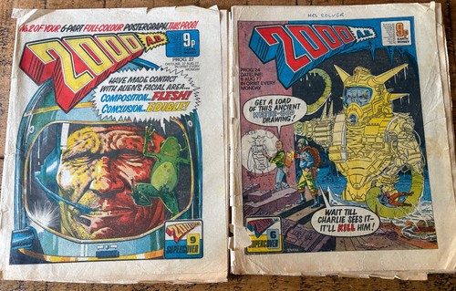 2000ad comic prog and - 2000ad, comic,