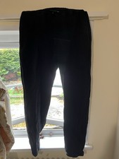 Off White Pleated Joggers Black Size L