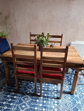 Indian Oak Wooden Table and