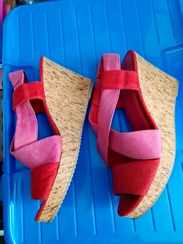 Tamaris pink red faux leather - tamaris,