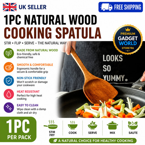 Wooden wok shovel cooking - wooden,
