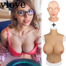 Realistic Silicone Female Head