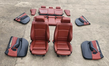 BMW X1 E84 M-Sport Leather Heated Interior Seats & Door Cards Red Nevada Brown