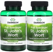 2 x Swansons, St Johns Wort
