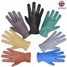Horse Riding Gloves 100% Genuine Premium Leather Quality "New"