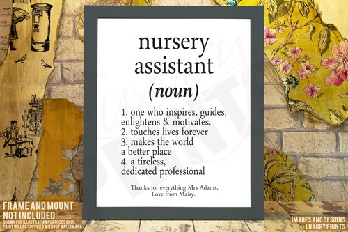 Nursery assistant school noun - nursery,