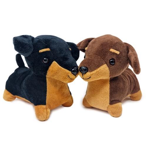 Sausage dog puppy - dog, 14cm
