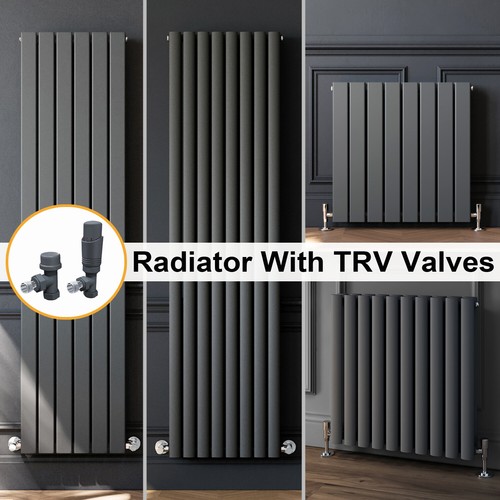 Anthracite designer radiator - designer,