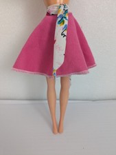 Vintage Barbie Wrap Skirt Pink