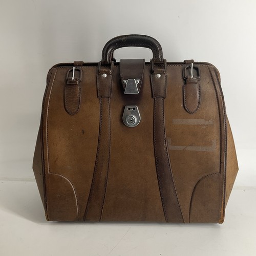 1950s vintage brown leather - brown,