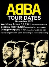 Abba 1979 gig posters for - abba,