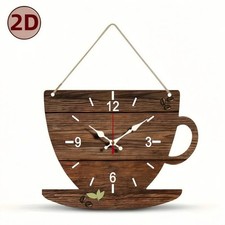 12 inch Coffee Cup Wooden Wall