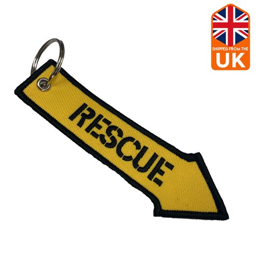 Rescue aviation keyring - rescue,
