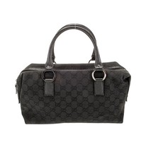 Gucci Boston Bag Black GG