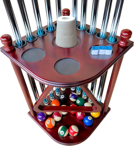 Pool cue rack - pool, floor