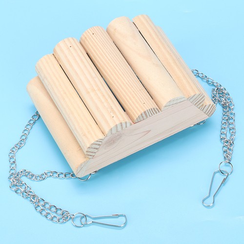 Wooden small pet swing hanging - wooden,
