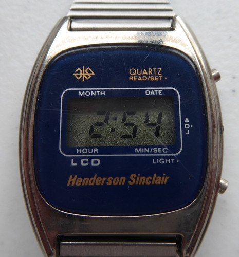 Henderson sinclair lcd - lcd, watch