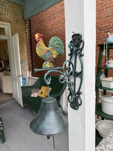 Vintage cast iron rooster - cast,
