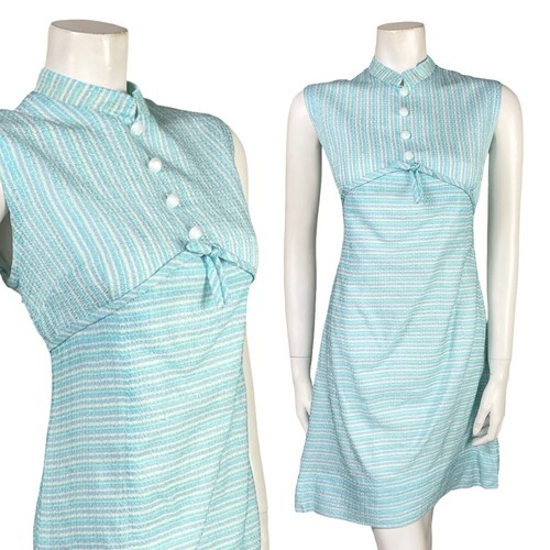 Vtg 60s blue white - 60s,