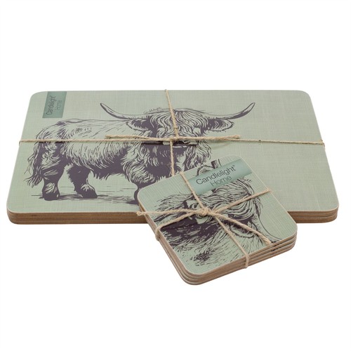 Highland cow placemats - highland,