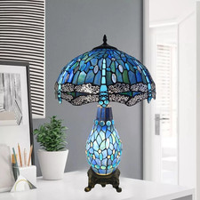 16-Inch Blue Tiffany Style