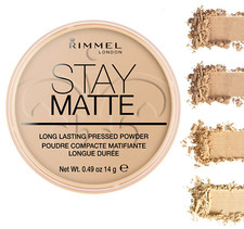 RIMMEL STAY MATTE LONG LASTING PRESSED POWDER - 14g ***CHOOSE YOUR SHADE***