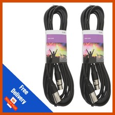 2 x QTX 6M DMX Lighting XLR