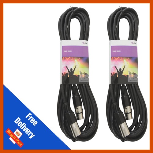 Qtx dmx lighting xlr - 6m,