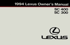 1994 Lexus SC 400, SC 300