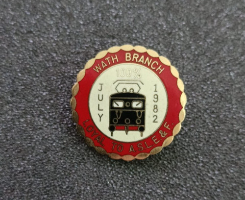 Aslef badge wath - aslef,