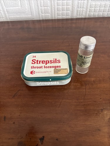 Vintage boots strepsils tin - boots,