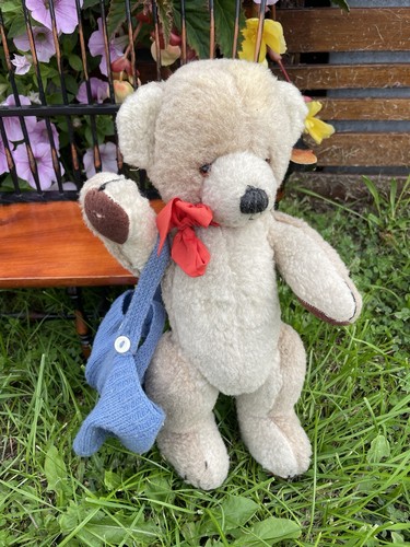 Teddy bear old antique - old,