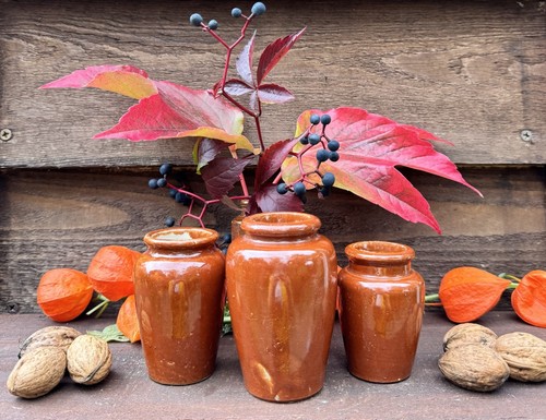 Vintage glazed stoneware - vintage,